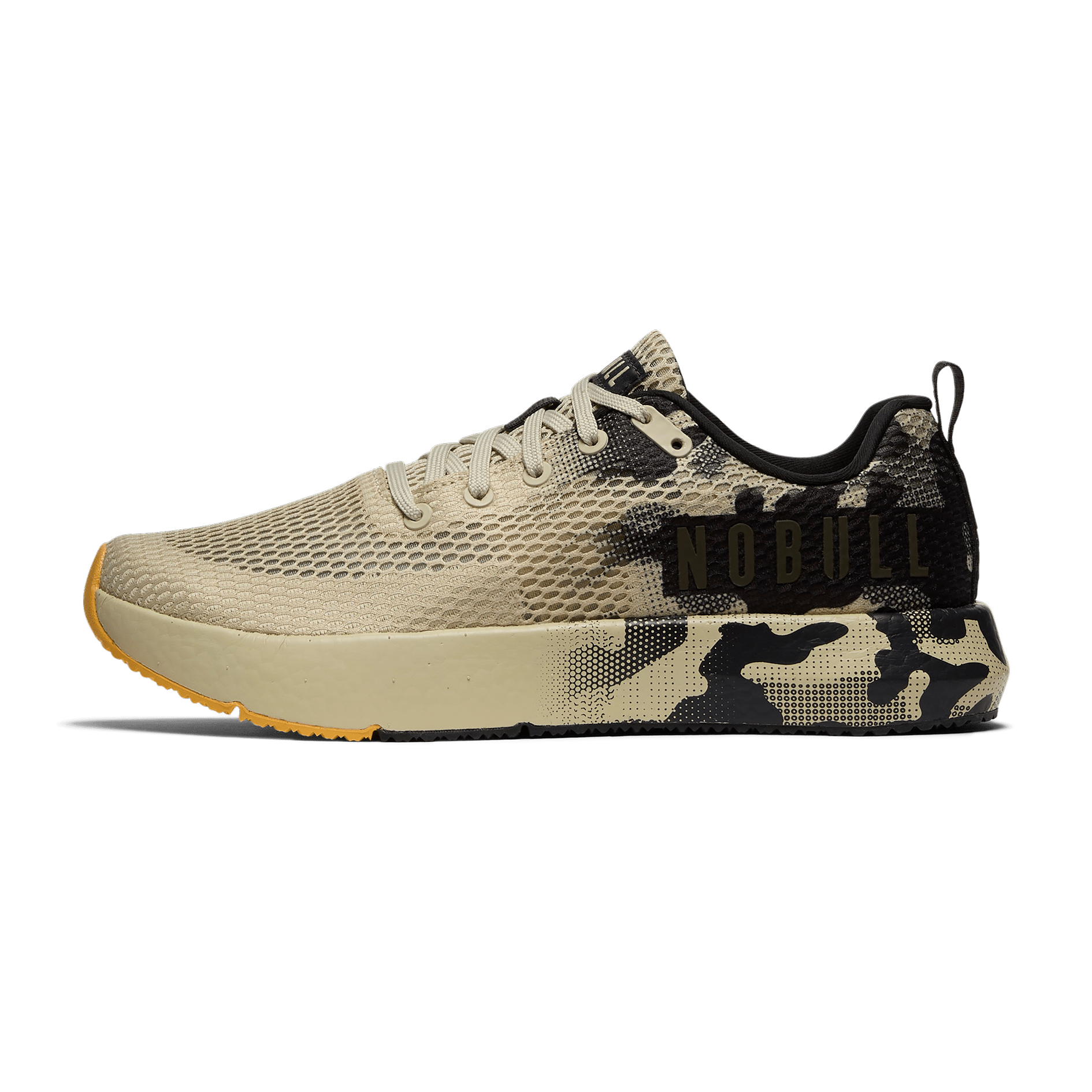 Beige Camo Drive Mesh Shoes Side Angle.