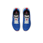 Cobalt Speckle Drive Mesh Shoes Above Angle.