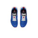 Cobalt Speckle Drive Mesh Shoes Above Angle.