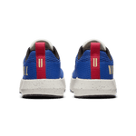 Cobalt Speckle Drive Mesh Shoes Back Angle.