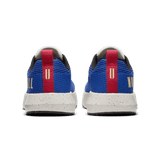Cobalt Speckle Drive Mesh Shoes Back Angle.