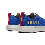 Cobalt Speckle Drive Mesh Shoes Back Side Angle.