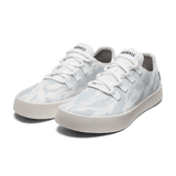 Light Grey Camo Recs Canvas Shoes Front Side Angle.
