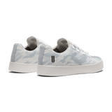 Light Grey Camo Recs Canvas Shoes Back Side Angle.