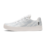 Light Grey Camo Recs Canvas Shoes Side Angle.