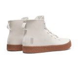 Pebble Recs Canvas High-Top Back Side Angle.