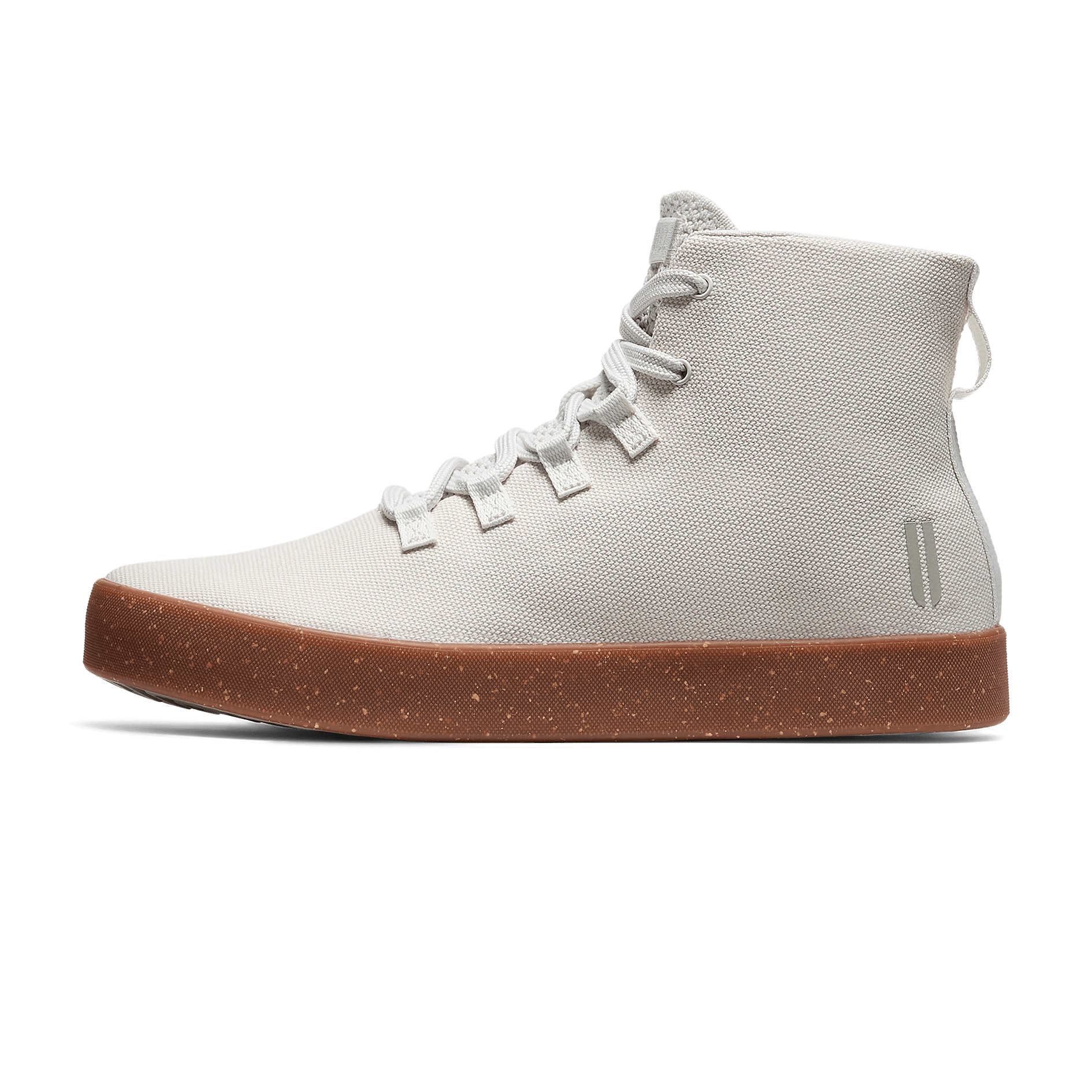Pebble Recs Canvas High-Top Side Angle.