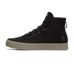 Black Recs Canvas High-Top Side Angle.