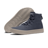 Nightfall Recs Canvas High-Tops Angled.