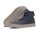 Nightfall Recs Canvas High-Tops Angled.