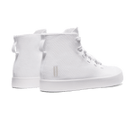 White Recs Canvas High-Top Back Side Angle.