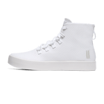 White Recs Canvas High-Top Side Angle.