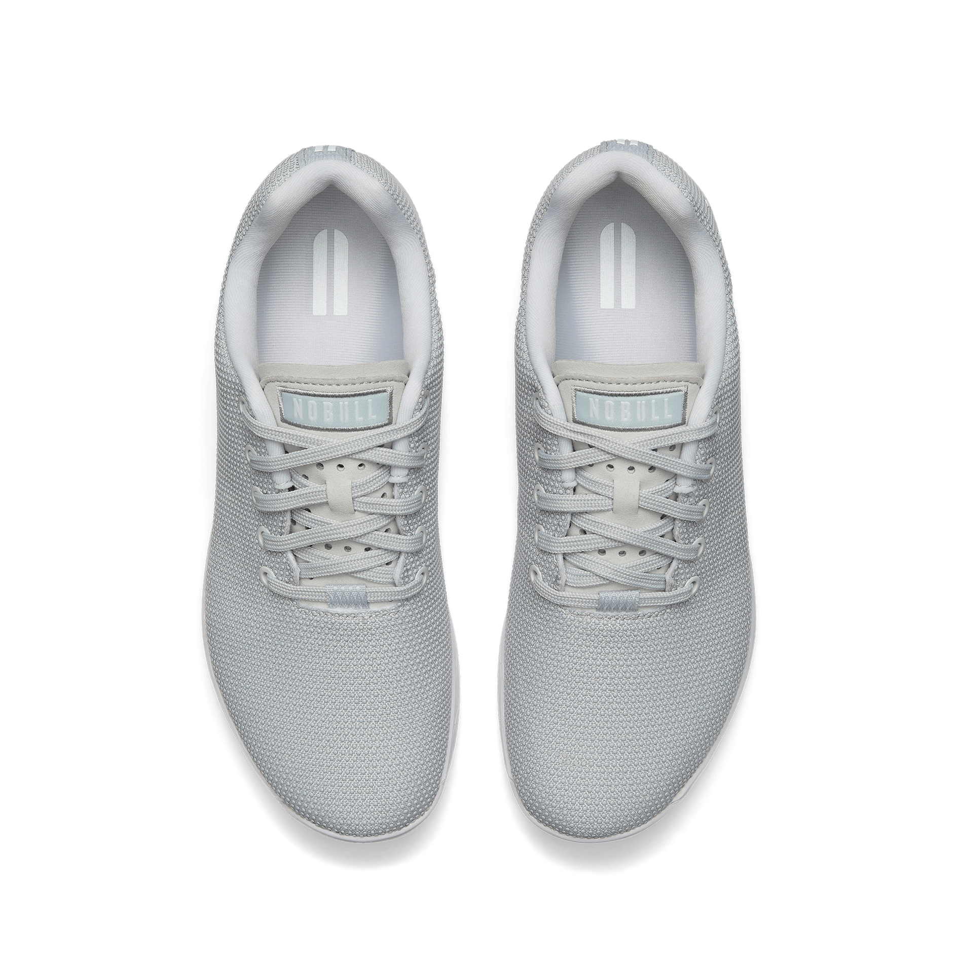 Light Grey Outwork Shoes Above Angle.
