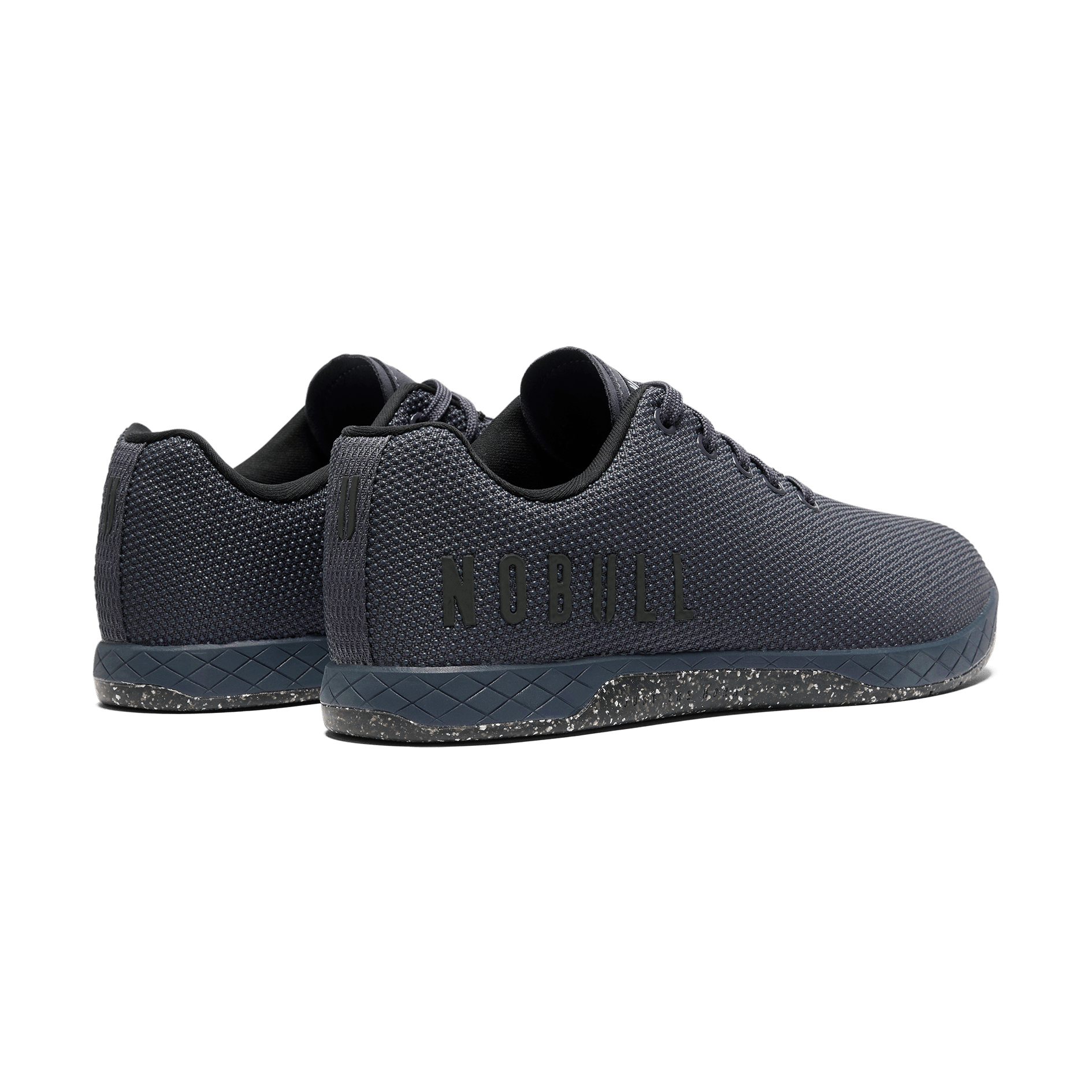 Nightfall Speckle Outwork Shoes Back Side Angle.