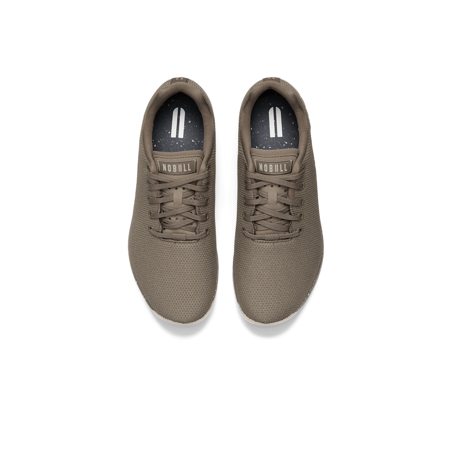 Taupe Speckle Outwork Shoes Above Angle.