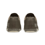 Taupe Speckle Outwork Shoes Back Angle.