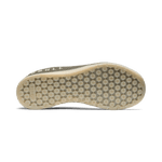 Taupe Speckle Outwork Shoes Bottom Angle.