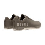 Taupe Speckle Outwork Shoes Back Side Angle.