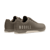 Taupe Speckle Outwork Shoes Back Side Angle.