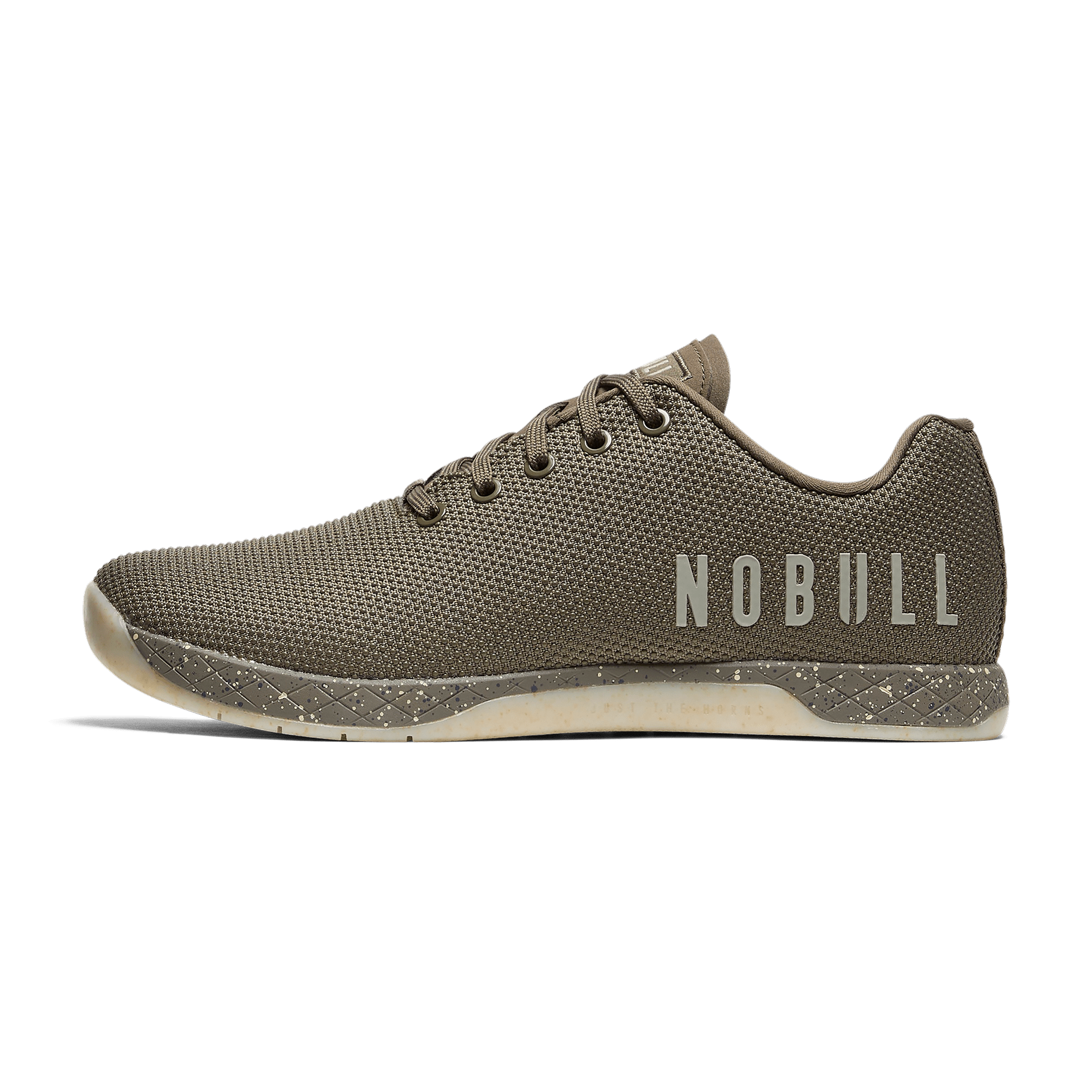 Taupe Speckle Outwork Shoes Side Angle.