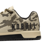 Beige Camo Outwork Edge Shoes Detail Angle.