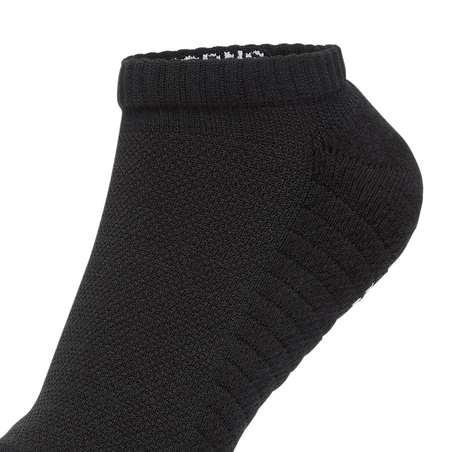 Black Low Sock Front Silhouette Angle