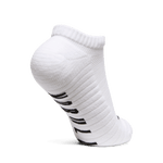 White Low Sock Back Silhouette Angle