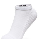 White Low Sock Top Silhouette Angle