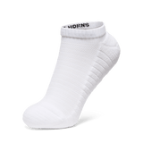 White Low Sock Front Silhouette Angle