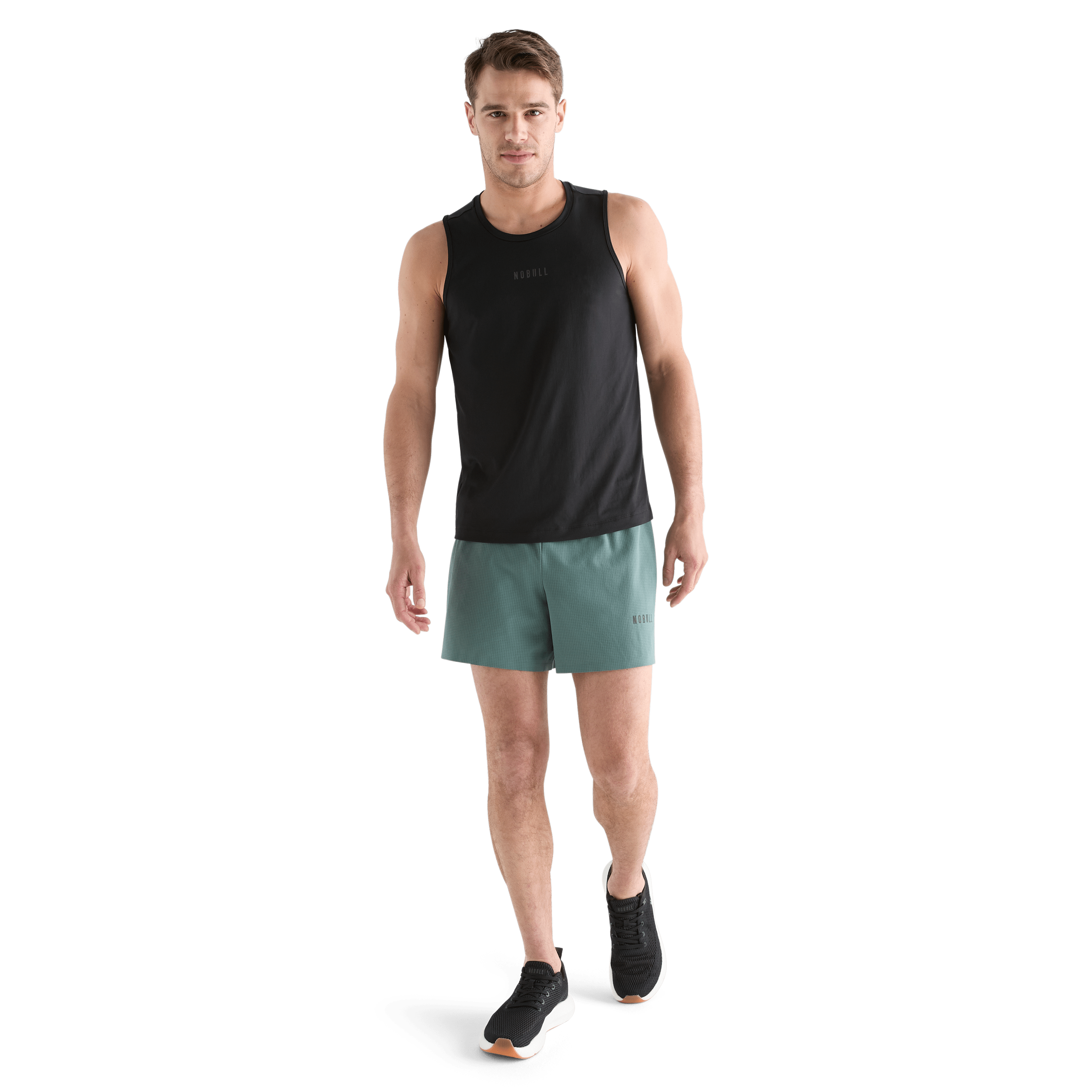 Men's Balsam Light Lined Short 5" Front Full Body Angle