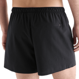 Men's Black Light Lined Short 5" Back Angle