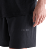 Men's Black Light Lined Short 7" NOBULL Angle