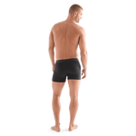 Men's Black Allday Boxer Brief 5" Back Full Body Angle