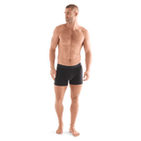 Men's Black Allday Boxer Brief 5" Front Full Body Angle