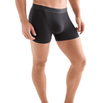 Men's Black Allday Boxer Brief 5" Front Angle