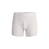 Men's Light Grey Allday Boxer Brief 5" Front Silhouette Angle