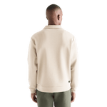 Men's Chalk Allday Elements 1/4 Zip Back Angle