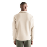 Men's Chalk Allday Elements 1/4 Zip Back Angle
