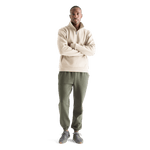 Men's Chalk Allday Elements 1/4 Zip Full Front Body Angle
