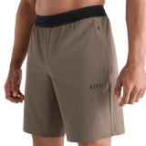 Men's Dark Fallen Rock Solid Stretch Short 9" NOBULL Angle