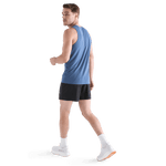 Men's Black Hybrid Short 5" Back Full Body Angle