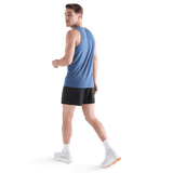 Men's Black Hybrid Short 5" Back Full Body Angle