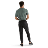 Men's Black Jogger Back Full Body Angle