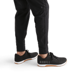 Men's Black Jogger Logo Angle