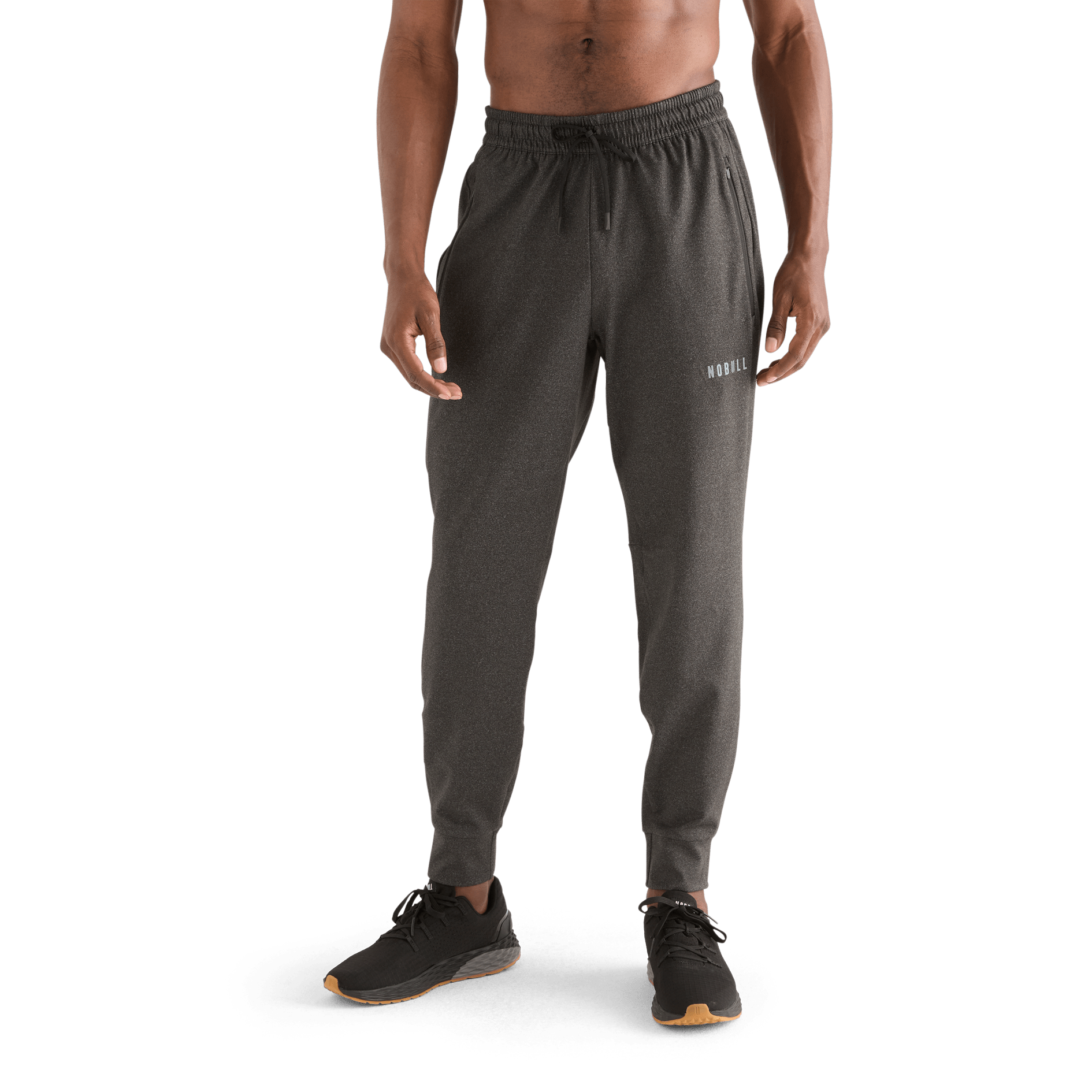 Men's Charcoal Jogger Front Angle