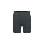 Men's Charcoal Heather Lightweight Knit Short 7" Silhouette Angle
