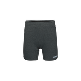 Men's Charcoal Heather Lightweight Knit Short 7" Silhouette Angle