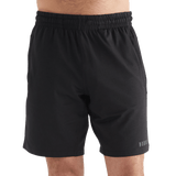Men's Black Lightweight Knit Short 9" Front Angle
