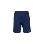 Men's Navy Heather Lightweight Knit Short 9" Silhouette Angle