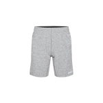 Men's White Heather Lightweight Knit Short 9" Silhouette Angle